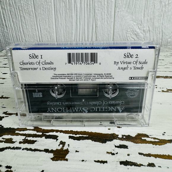 Angelic Symphony A Concerto De Angelis Chariots of Clouds 1997 Cassette Tape - Picture 6 of 6